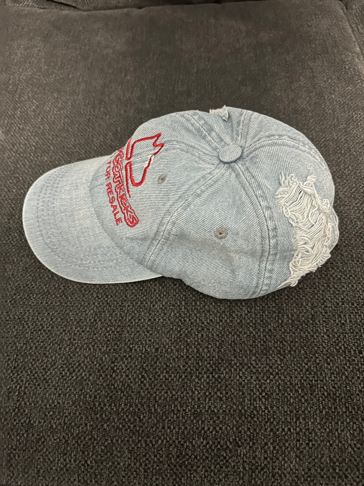 Distressed dad cap
